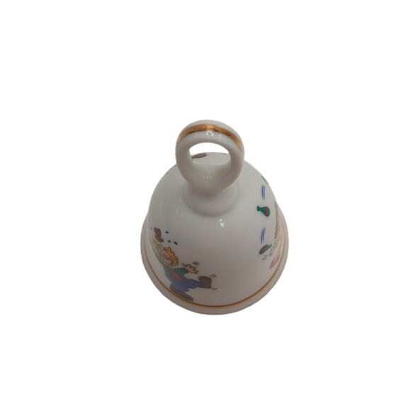 Vintage Clown Bell Porcelain Circus Figurine Papel Japan Gold Trim Decor 🎪🤡 - Picture 4 of 11